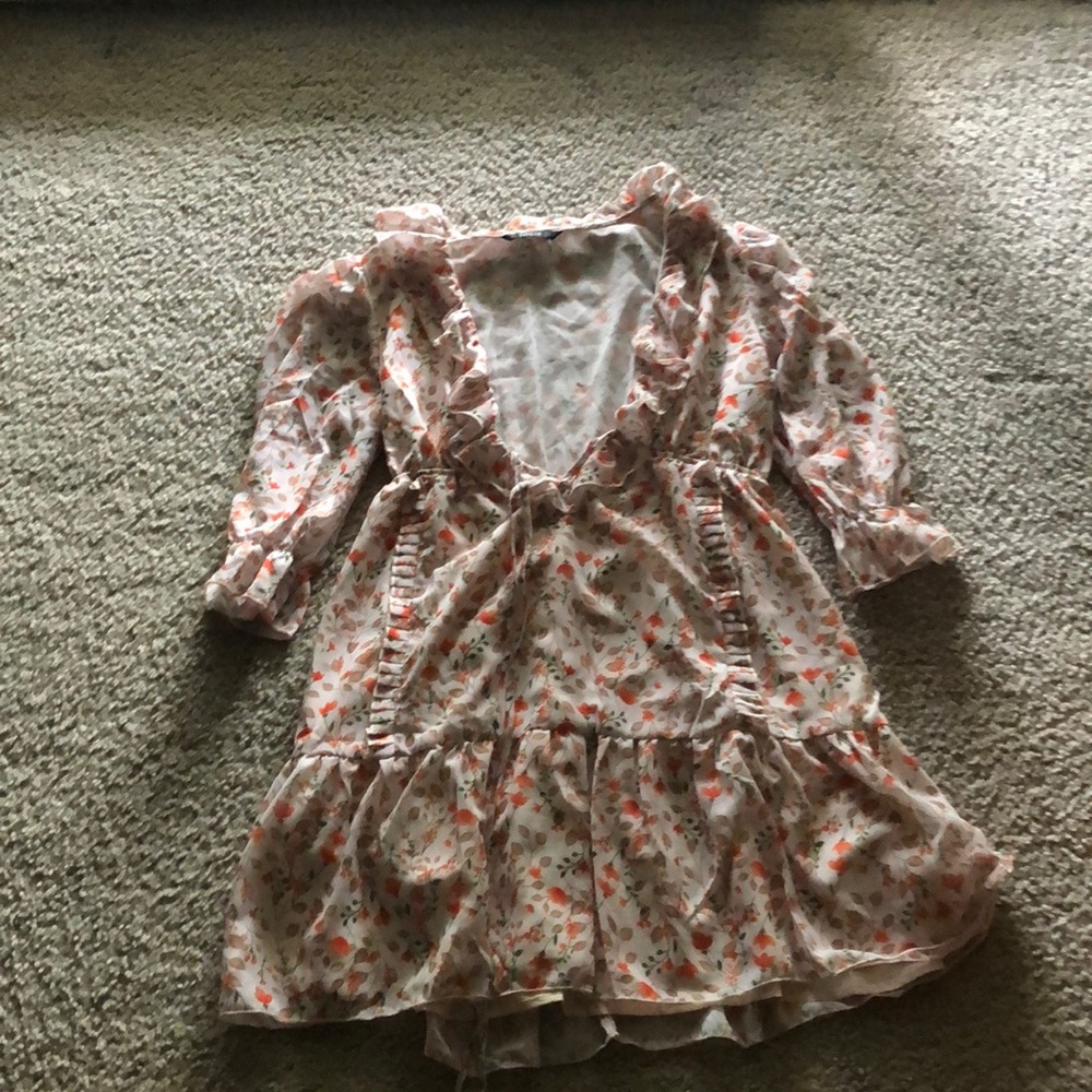 Floral print dress